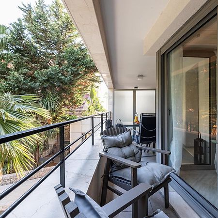 Studio Centre Terrasse Climatisation 50M Plage Menton Bagian luar foto