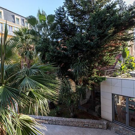 Studio Centre Terrasse Climatisation 50M Plage Menton Bagian luar foto