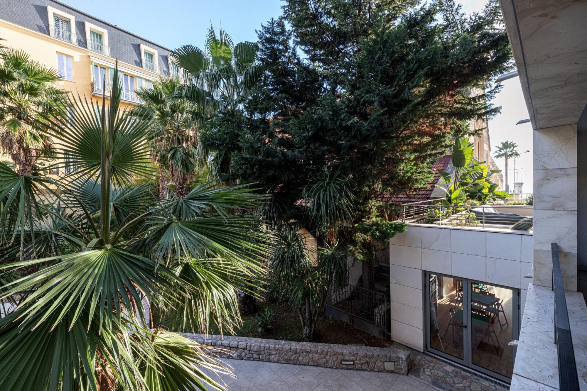 Studio Centre Terrasse Climatisation 50M Plage Menton Bagian luar foto