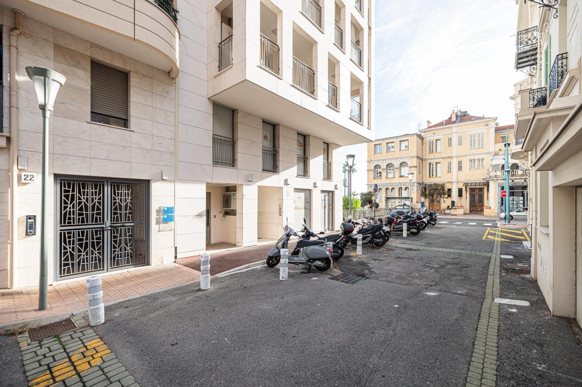 Studio Centre Terrasse Climatisation 50M Plage Menton Bagian luar foto