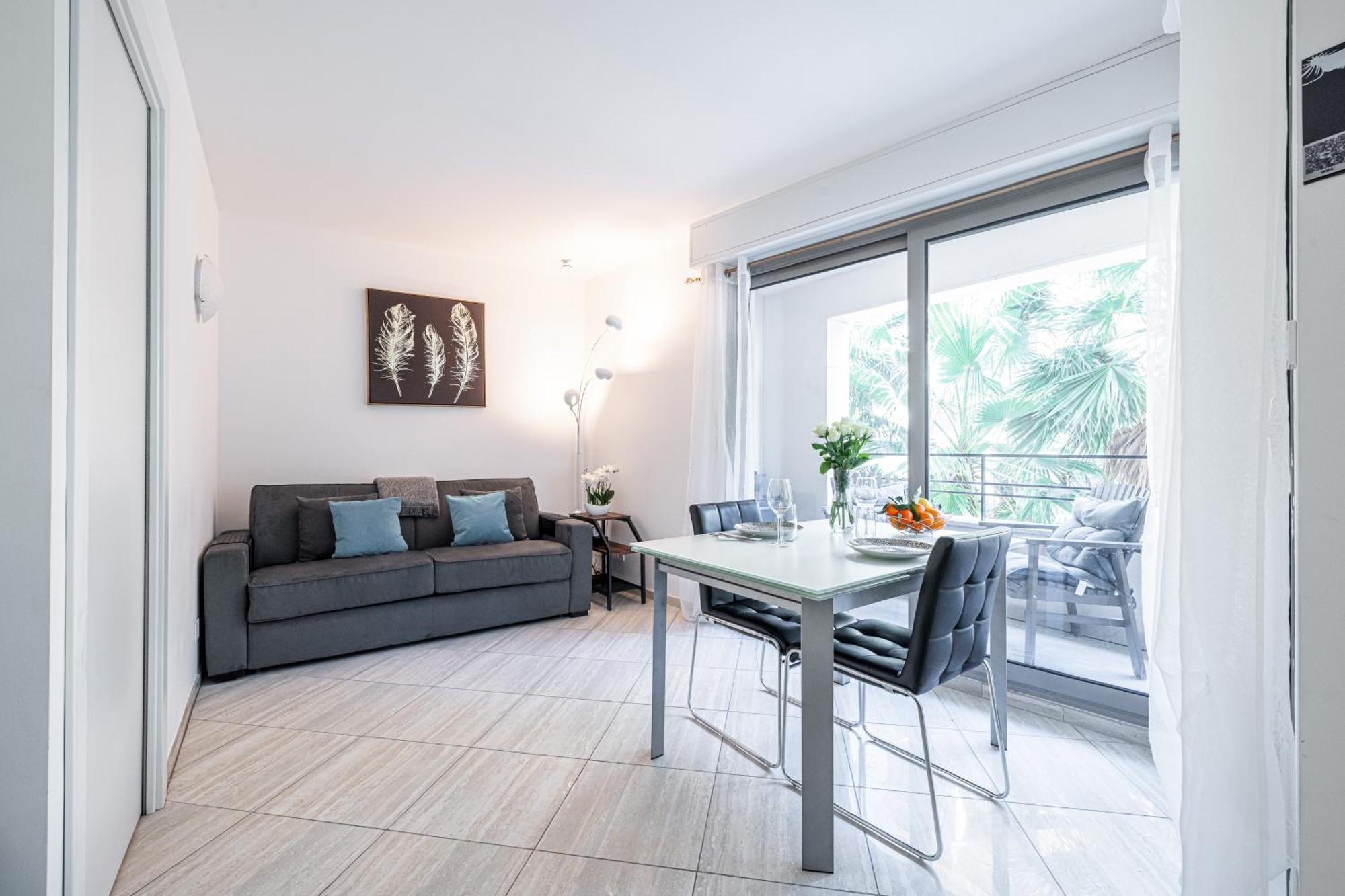 Studio Centre Terrasse Climatisation 50M Plage Menton Bagian luar foto